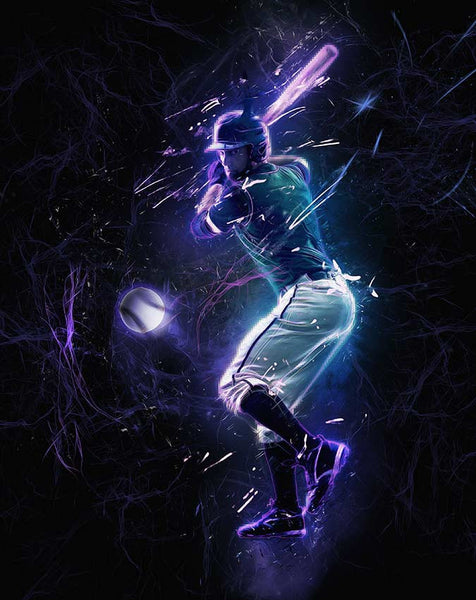 Baseball Sports Mural