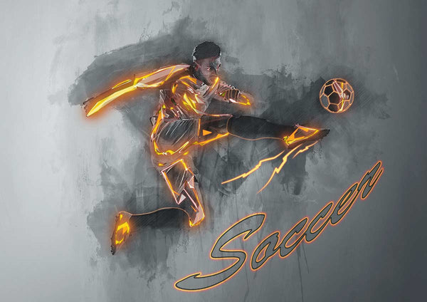 Soccer Slam Sports Mural