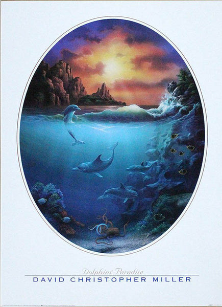 "Dolphin Paradise" Poster 20" x 28"