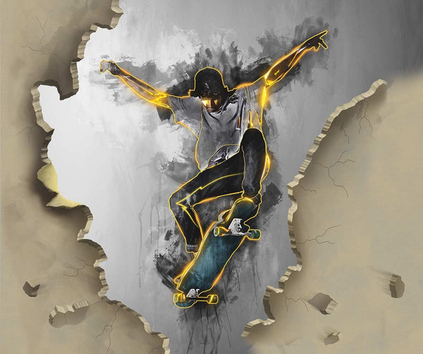 Skateboard Mural