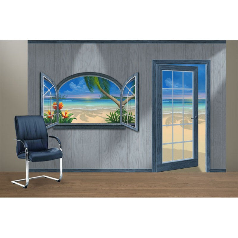 Room with a View (96" x 144") - Beachwood Wall Mural
