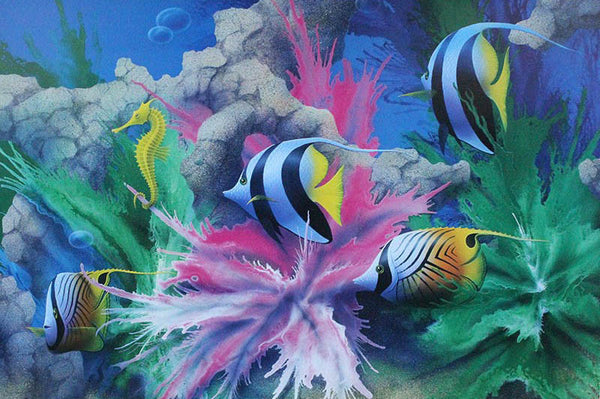 "Simply Vivid" Coral Reef Poster - 24" x 36"
